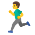 man running